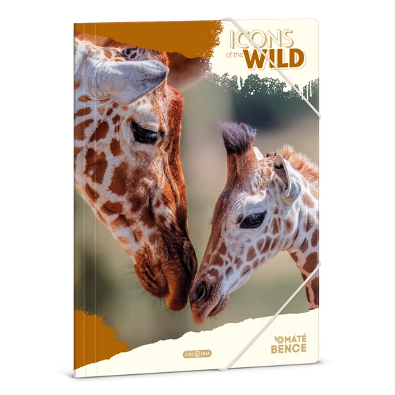 Ars Una Máté Bence Icons of the Wild-Giraffes A/4 gumis dosszié