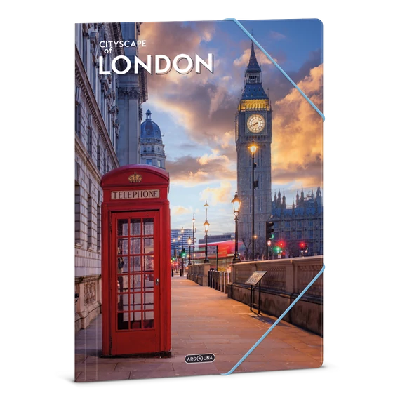 Ars Una Cityscape-London A/4 gumis dosszié