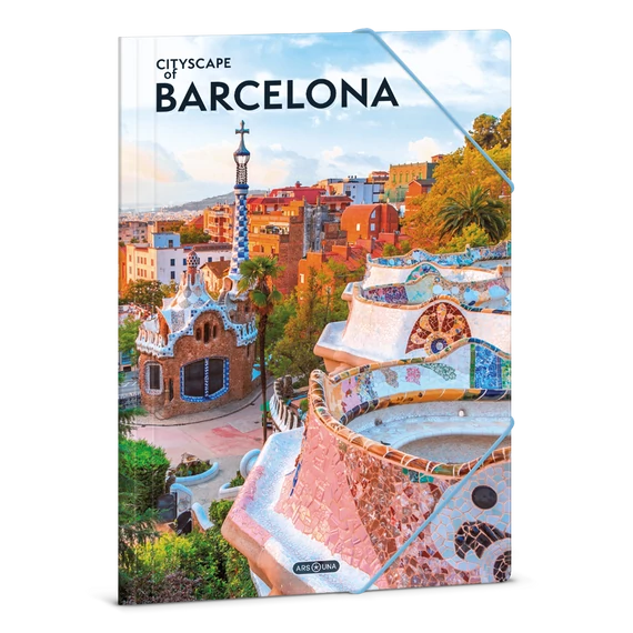Ars Una Cityscape-Barcelona A/4 gumis dosszié