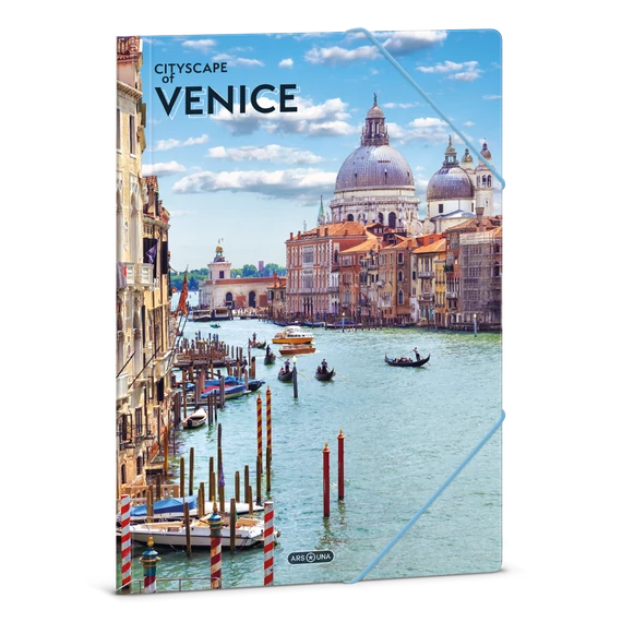 Ars Una Cityscape-Venice A/4 gumis dosszié