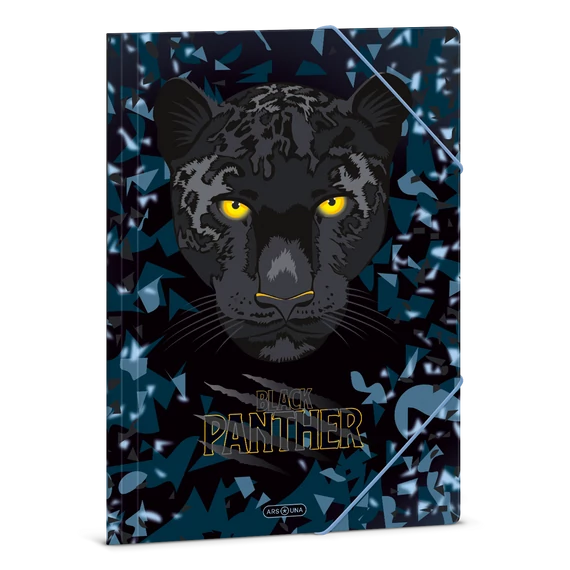 Ars Una Black Panther A/4 gumis dosszié