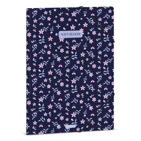 Ars Una Navy bloom A/4 gumis dosszié