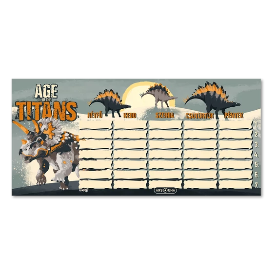 Ars Una Age of the Titans órarend
