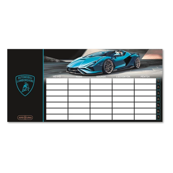 Lamborghini órarend