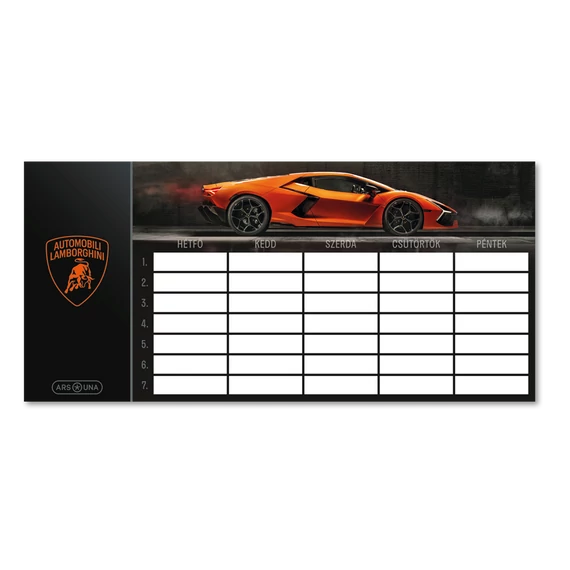 Lamborghini órarend