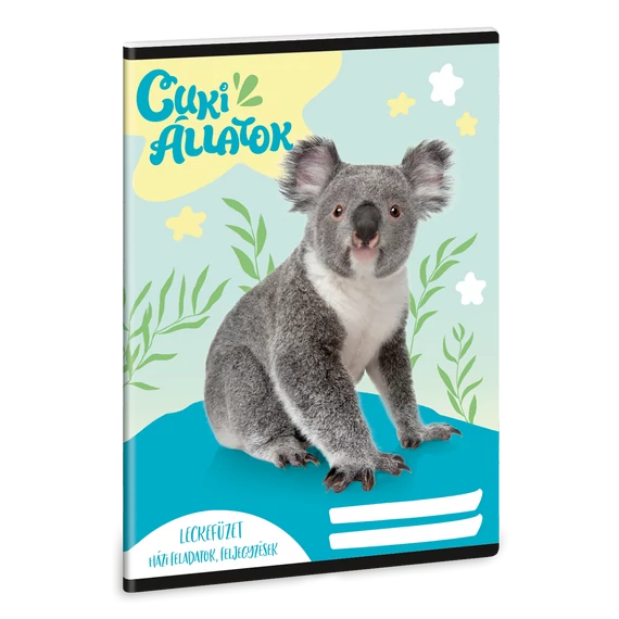 Ars Una Cuki Állatok - Koala A/5 leckefüzet