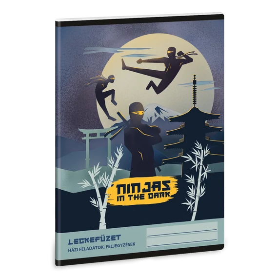 Ars Una Ninjas in the dark A/5 leckefüzet