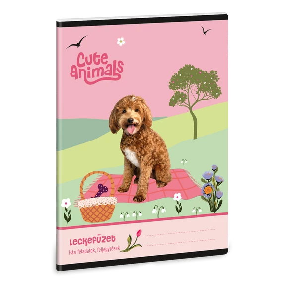 Ars Una Cute Animals Doggie A/5 leckefüzet