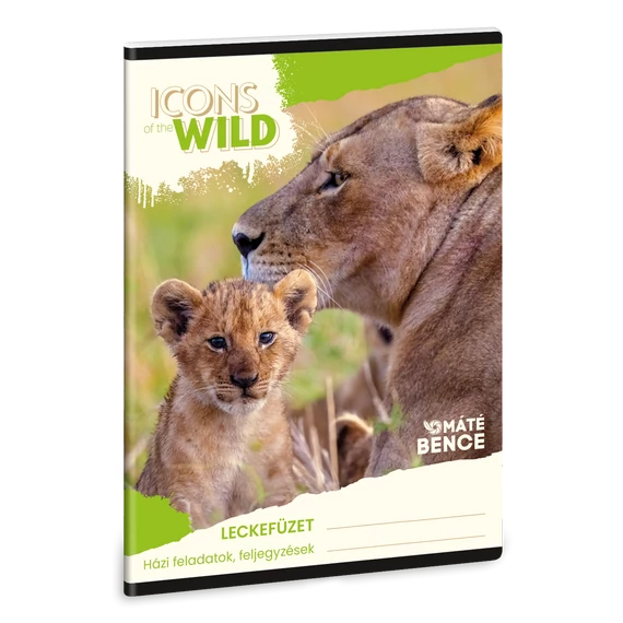 Ars Una Icons of the Wild-Lions A/5 leckefüzet