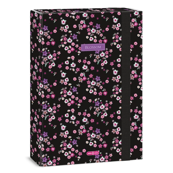 Ars Una Pearl Blossom black A/4 füzetbox