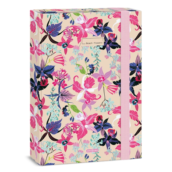 Ars Una Beach Flowers A/4 füzetbox