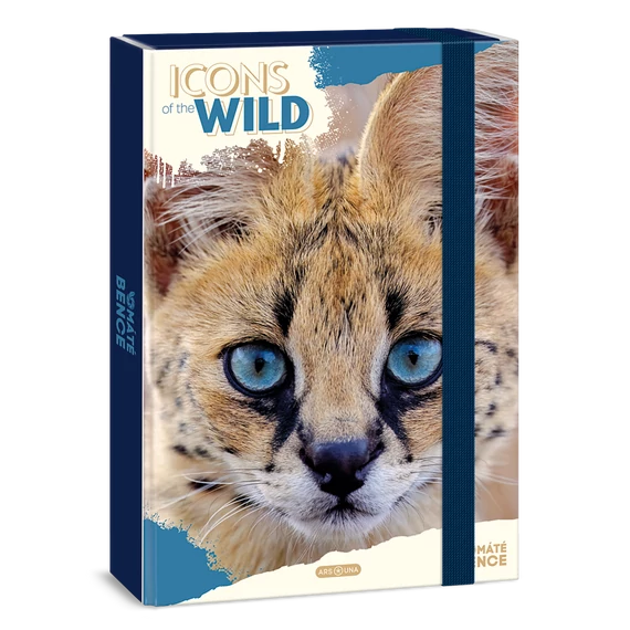 Ars Una Máté Bence Icons of the Wild-Serval A/4 füzetbox