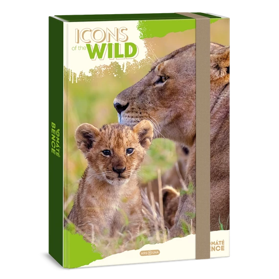 Ars Una Máté Bence Icons of the Wild-Lions A/4 füzetbox