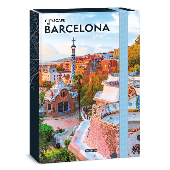 Ars Una Cityscape-Barcelona A/4 füzetbox