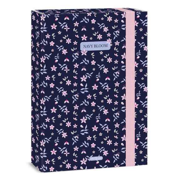 Ars Una Navy bloom A/4 füzetbox