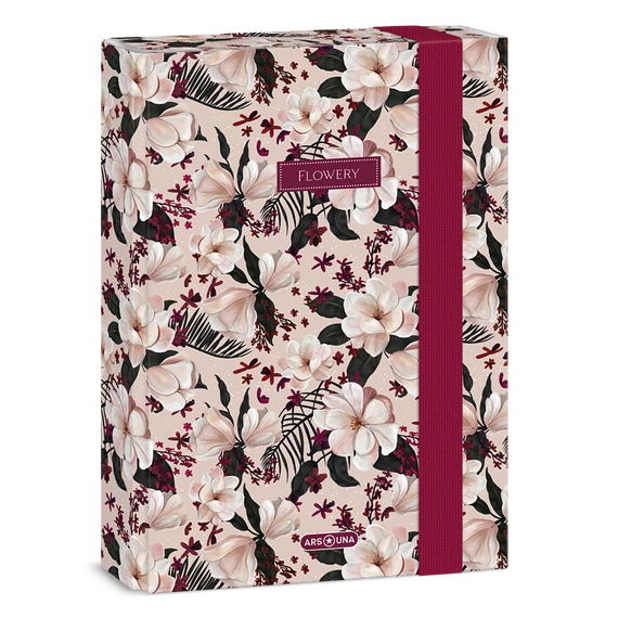 Ars Una Flowery pink A/5 füzetbox