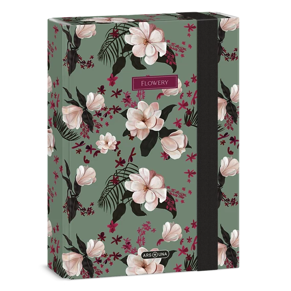 Ars Una Flowery green A/5 füzetbox