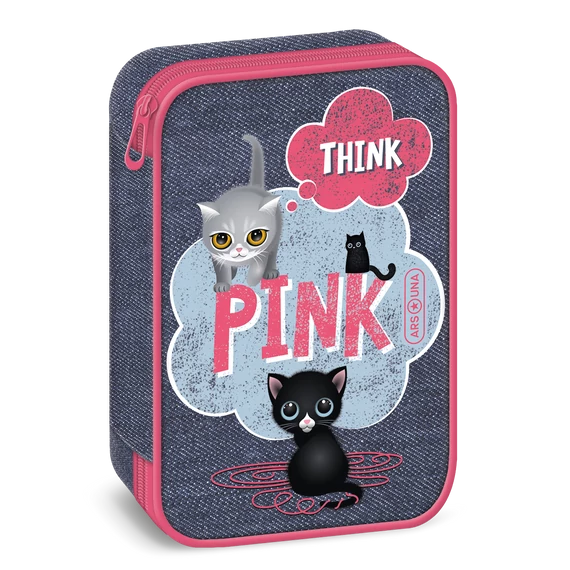 Ars Una Think Pink többszintes tolltartó