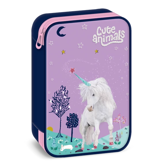 Ars Una Cute Animals-unicorn többszintes tolltartó