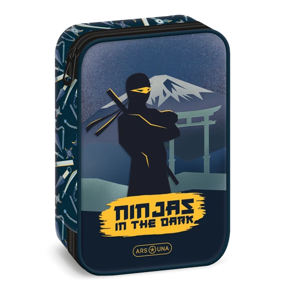 Ars Una Ninjas in the dark többszintes tolltartó