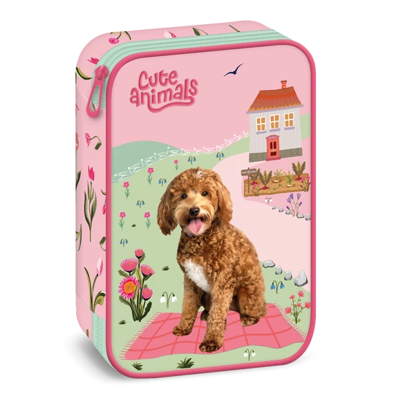 Ars Una Cute Animals-doggie többszintes tolltartó