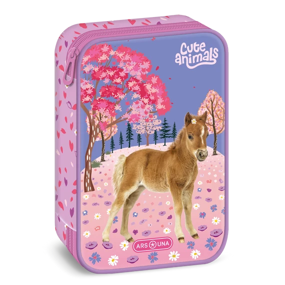 Ars Una Cute Animals-Horse többszintes tolltartó