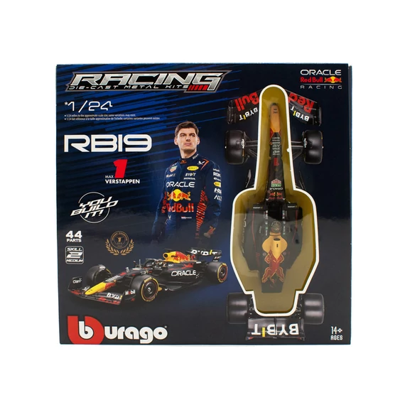 Bburago 1/24 F1 KIT versenyautó pilótával - Red Bull Racing RB19