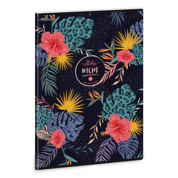 Ars Una Aloha Night A/4 extra kapcsos füzet-ponthálós
