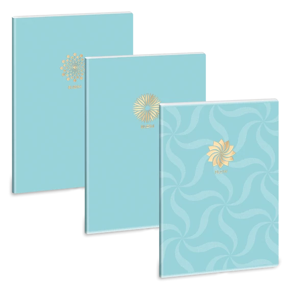 Ars Una Soft Touch Turquoise Spring A/4 extra kapcsos füzet-ponthálós