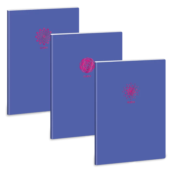 Ars Una Soft Touch Violet Spring A/4 extra kapcsos füzet-ponthálós