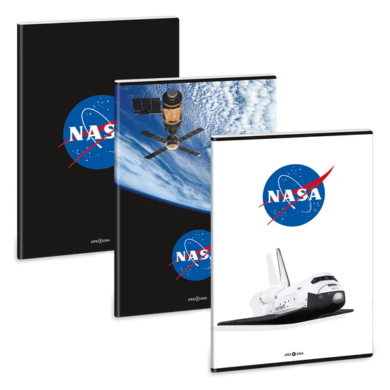 NASA A/4 extra kapcsos füzet-négyzethálós