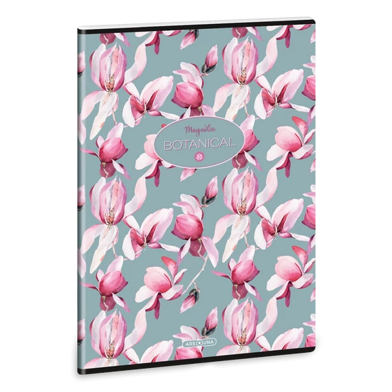 Ars Una Rosy Magnolia A/4 extra kapcsos füzet-négyzethálós