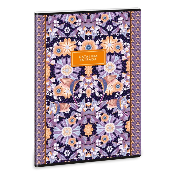Catalina Estrada Flower Lili A/4 extra kapcsos füzet-négyzethálós