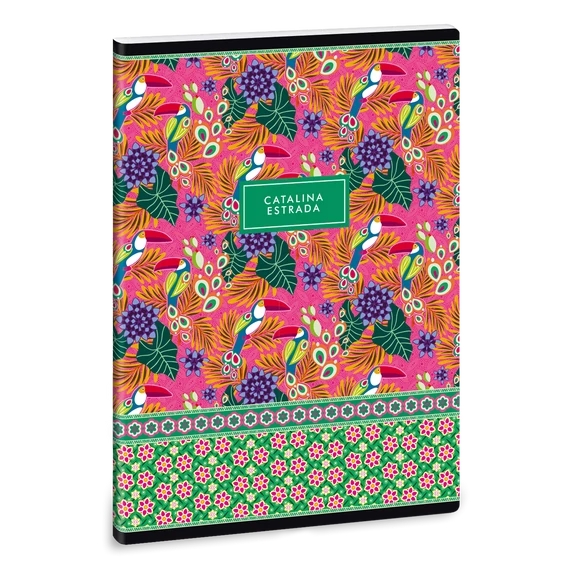 Catalina Estrada Tropical A/5 extra kapcsos füzet-négyzethálós