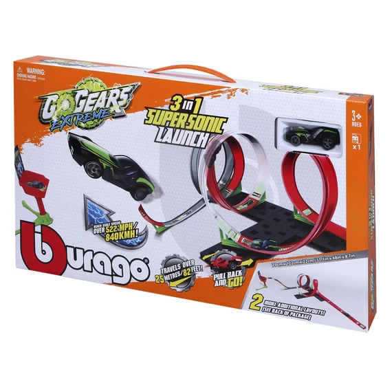 Bburago: GoGears Extreme 25 méteres autópálya , 3 féle