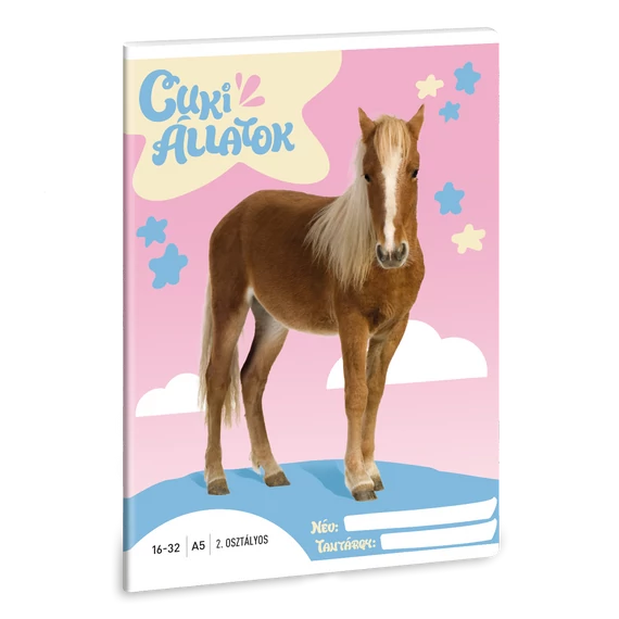 Ars Una Cuki Állatok - Palomino póni A/5 2. osz. füzet 16-32