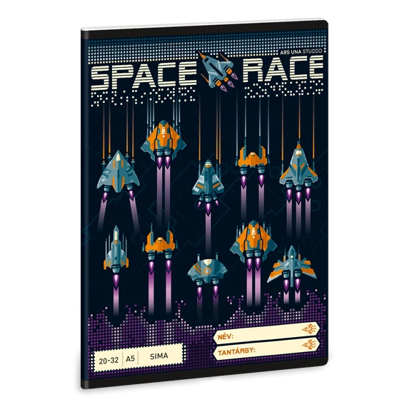 Ars Una Space Race A/5 sima füzet 20-32