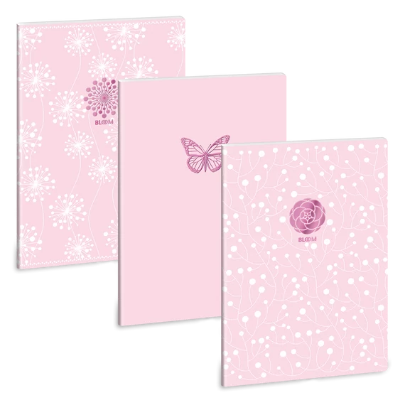 Ars Una Soft Touch Pink Spring A/4 extra kapcsos füzet-sima