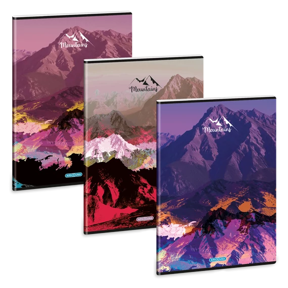Ars Una Mountains A/4 extra kapcsos füzet-sima