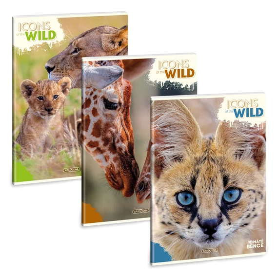 Ars Una Máté Bence Icons of the Wild A/4 extra kapcsos füzet-sima
