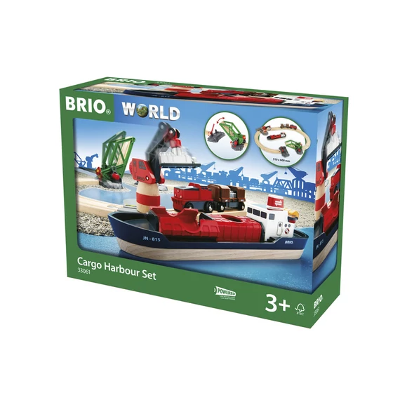 BRIO Hajó kikötő szett