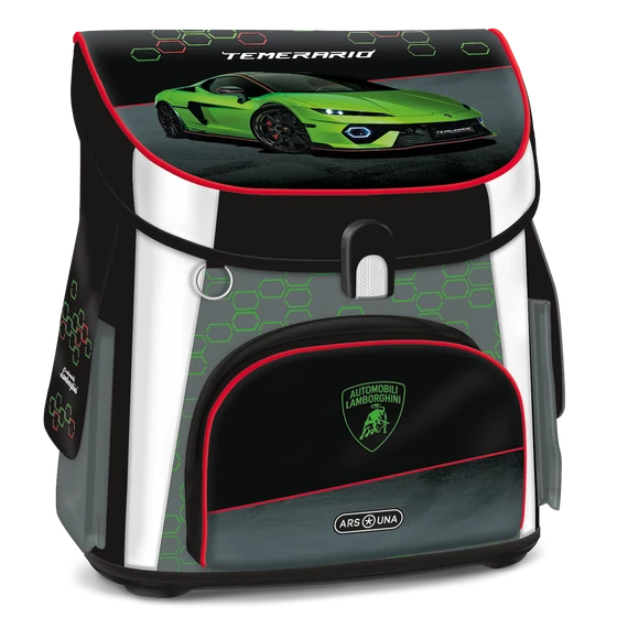 Lamborghini mágneszáras iskolatáska