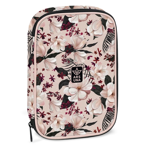 Ars Una Flowery pink többszintes tolltartó