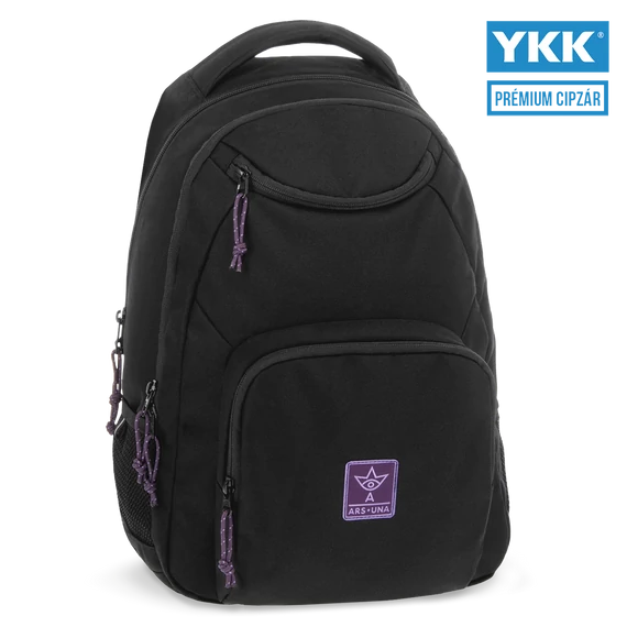 Ars Una Girl's Black-Violet Cordura hátizsák AU-6