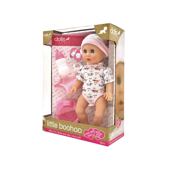 Baba, 38 cm, iszik, pisil, könnyezik