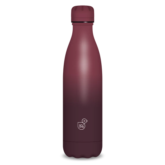 Ars Una duplafalú fémkulacs-500 ml - Brown-terracotta