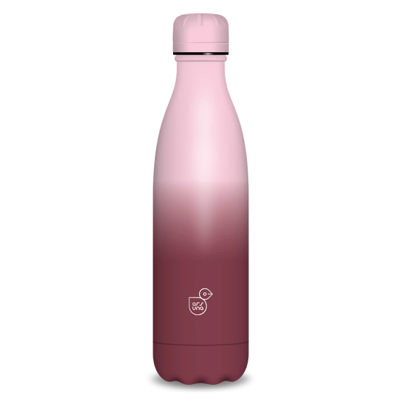 Ars Una duplafalú fémkulacs-500 ml - Burgundy-Pink