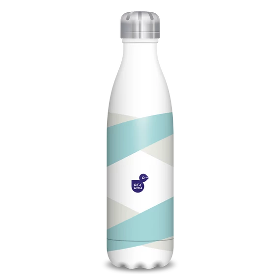 Ars Una duplafalú fémkulacs-500 ml - Striped