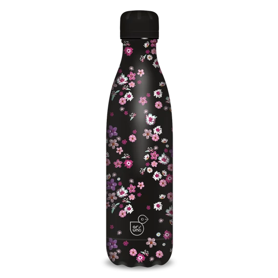 Ars Una duplafalú fémkulacs-500 ml - Pearl Blossom black