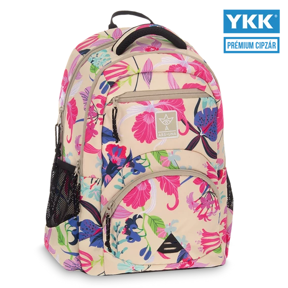 Ars Una Beach Flowers ergonomikus hátizsák 27 L